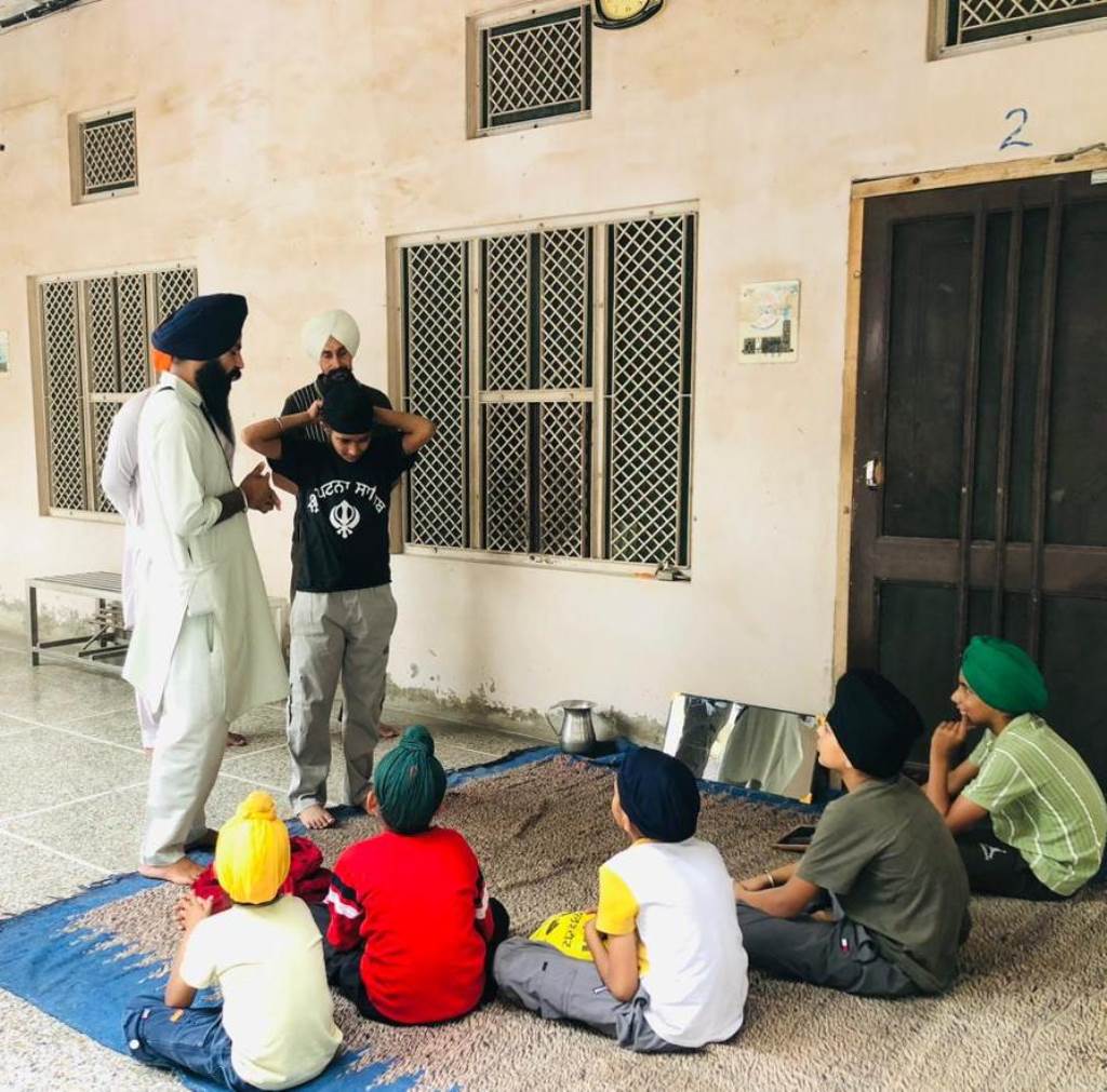 Gurmat and Turban Training Camp Begins